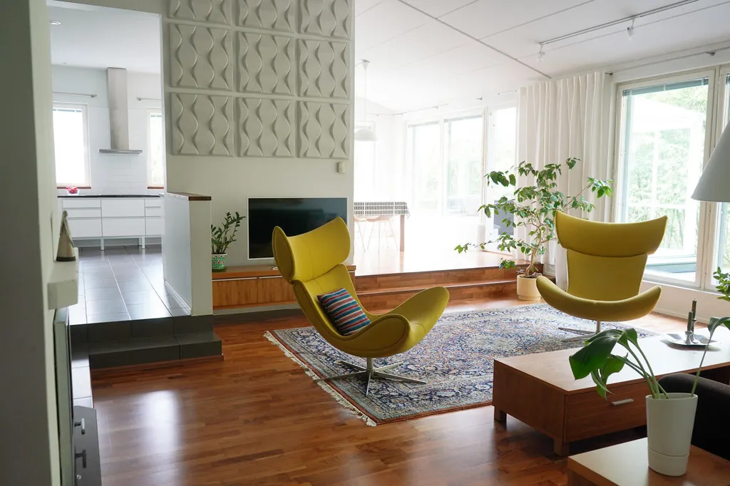 Séjour - Modern House with Sauna in Imatra