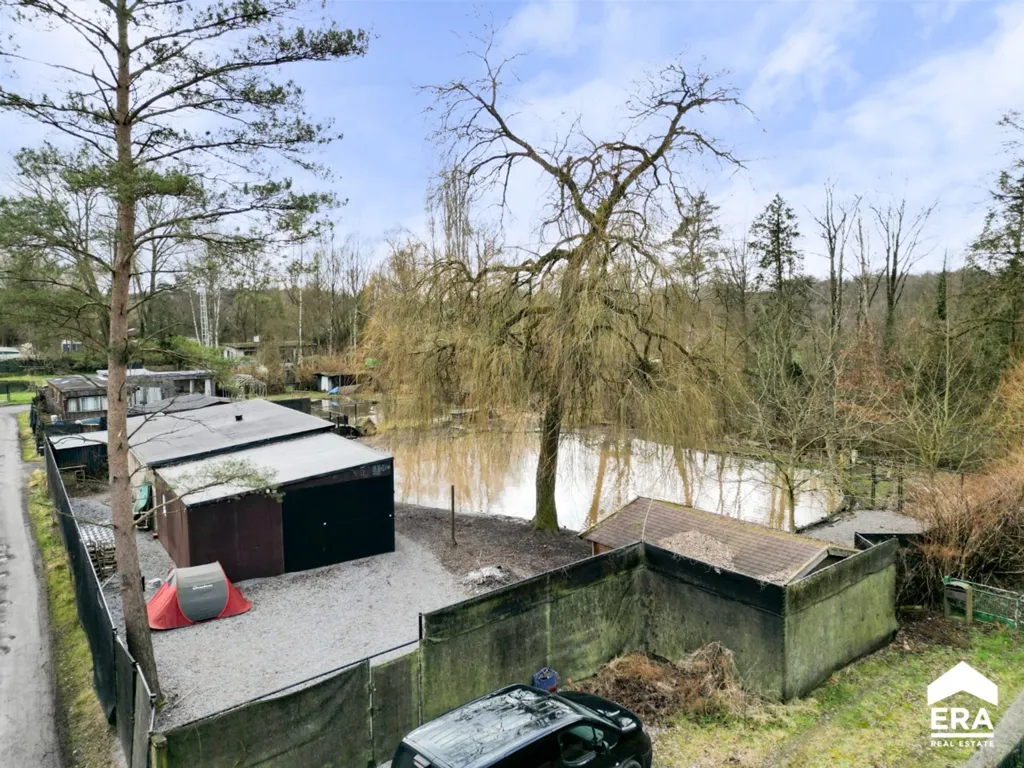 Vista aerea - Chalet with Pond in Herselt