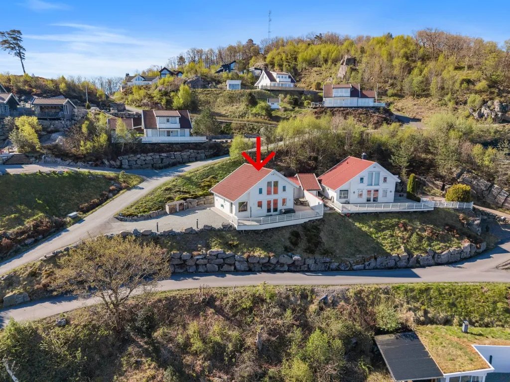 Vue aérienne - Fritidsbolig with Sea View in Lindesnes