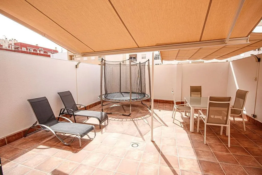 Terrace - Holiday Apartment with Terrace in Torrevieja