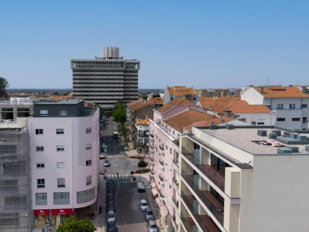Vue aérienne - Luxury Flat with River View in Aveiro Centre