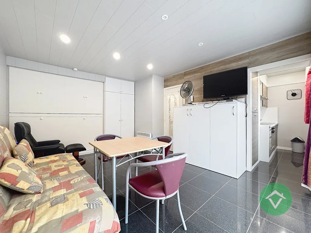 Living Room - Studio with Sea View in Middelkerke