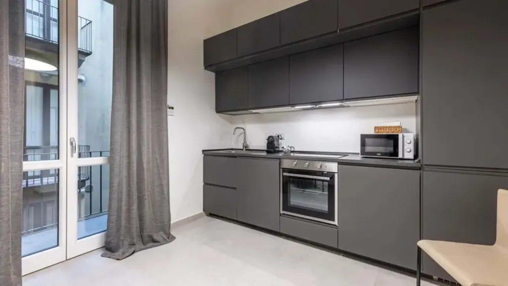 Köök - 3-Bedroom Apartment with Hammam in Milan
