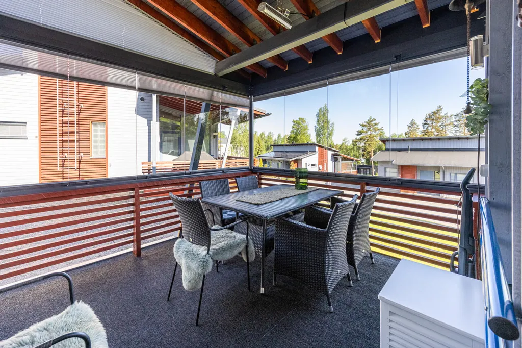 Terrasse - Two-Bedroom Cottage with Sauna in Sastamala