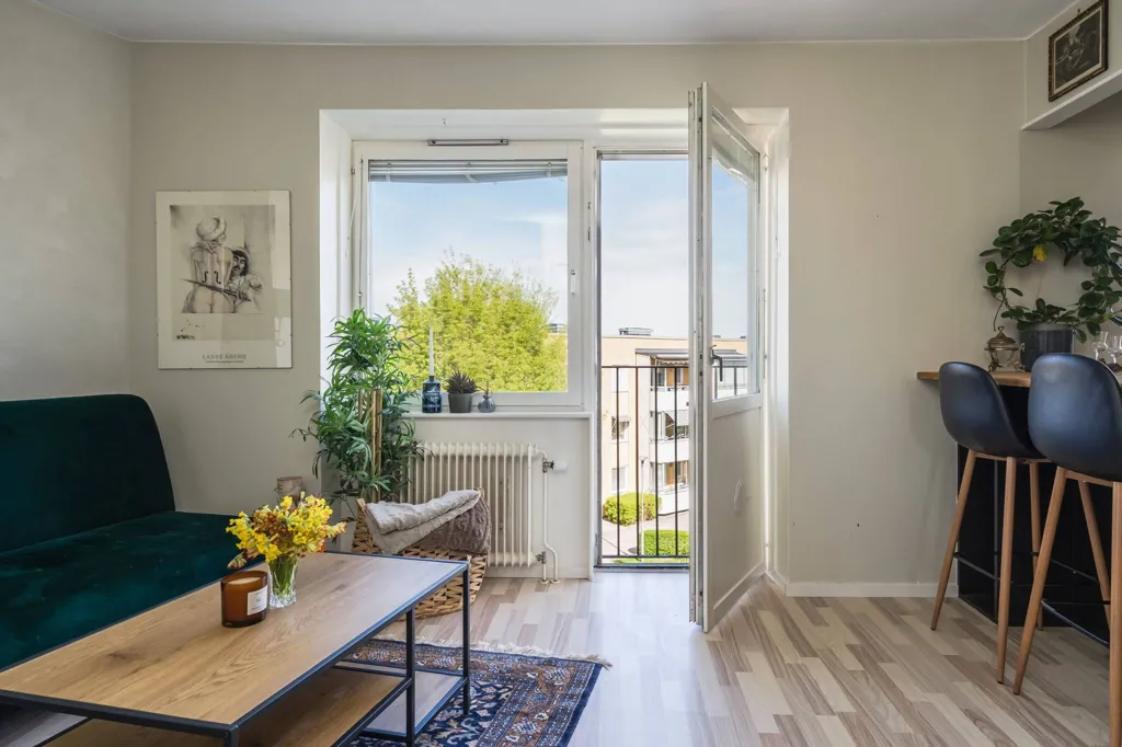 Séjour - Rare Penthouse with French Balcony in Vidablick