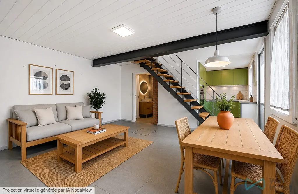 Elutuba - Semi-detached House with Garden in Cuesmes