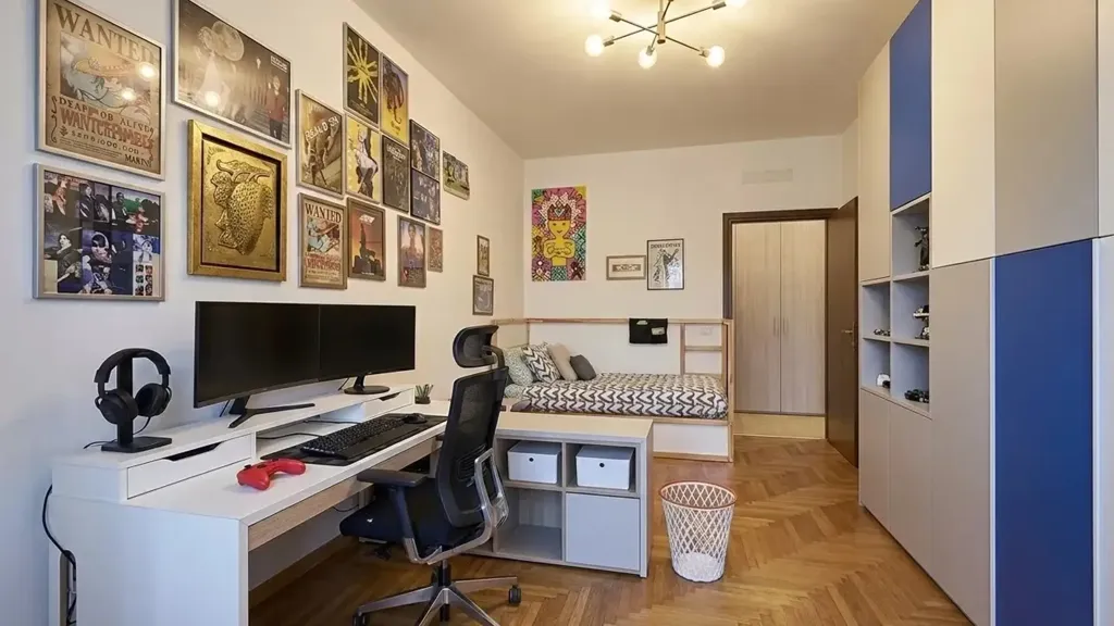 Chambres - Spacious Trilocale with Balcony in Milan