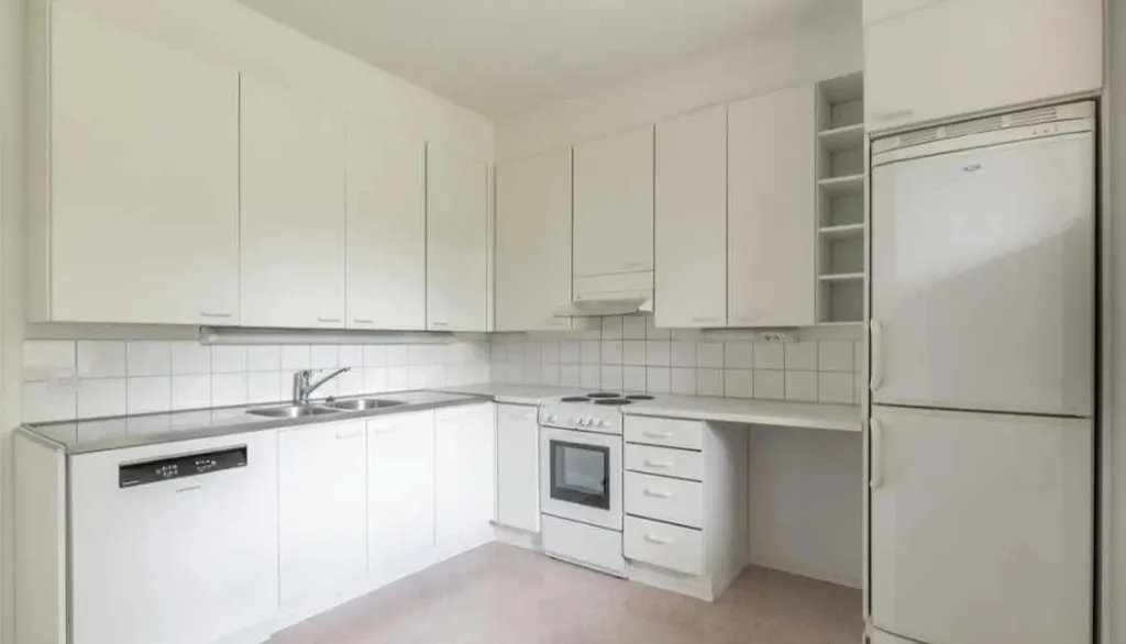 Cucina - 3-Bedroom Apartment with Sauna in Iisalmi