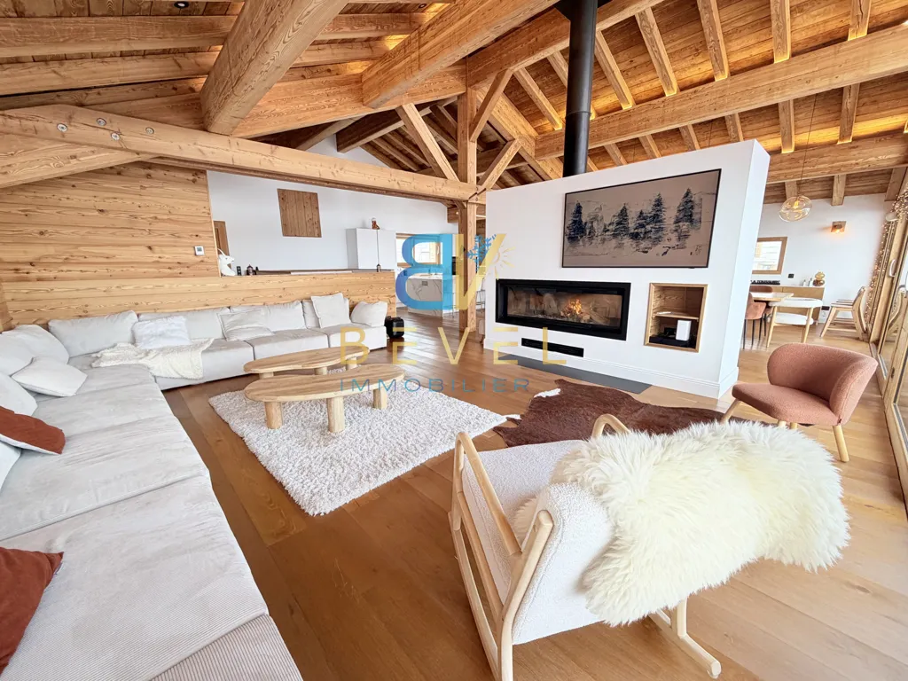 Soggiorno - Contemporary Chalet with Panoramic View in La Toussuire
