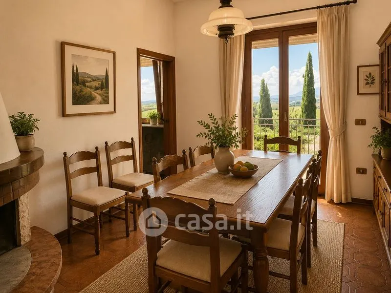 Salle à manger - Rustic Villa with Panoramic Views in Treia