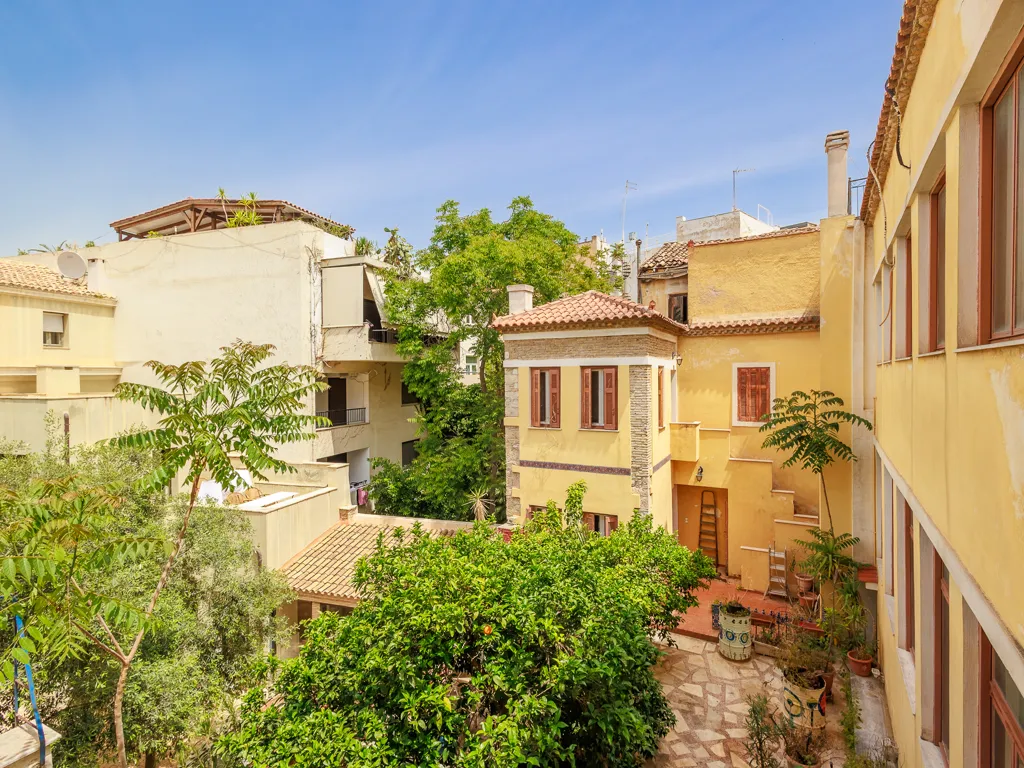 Vue aérienne - Historic House with Courtyard in Plaka, Athens
