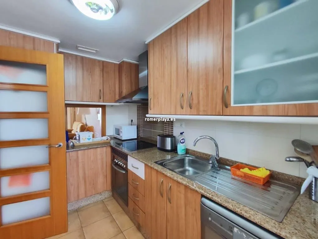 Köök - Apartment with Pool in Dénia Beach