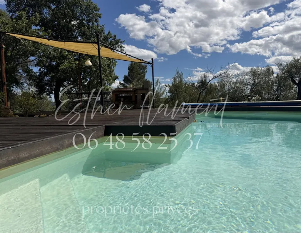 Piscina - Characterful House with Pool in Rousson