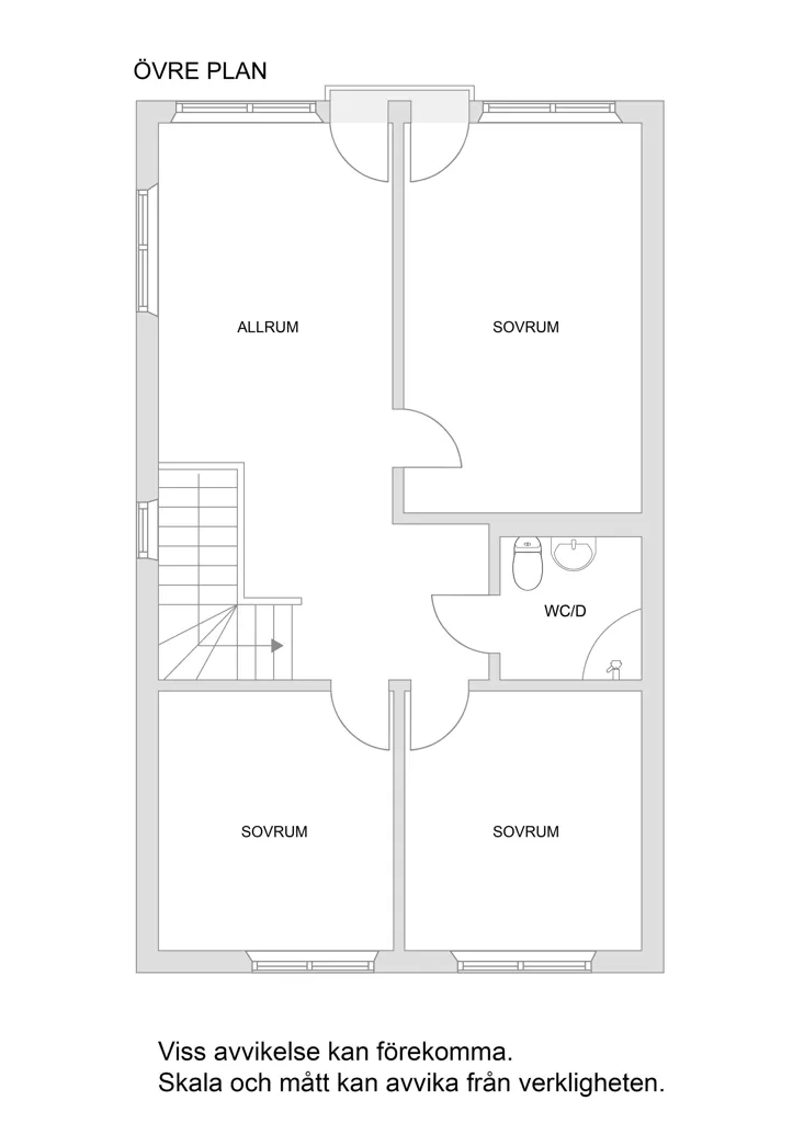 Plaan - Duplex with Balcony in Viby Äng, Bålsta