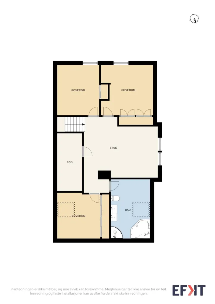 Planimetria - Detached House with Garden in Lisleby