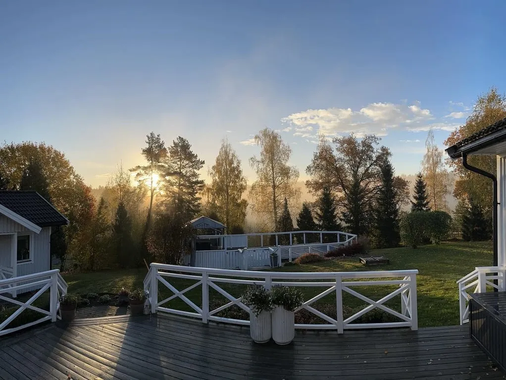 Terrasse - 1-Storey Villa with Pool in Läppe