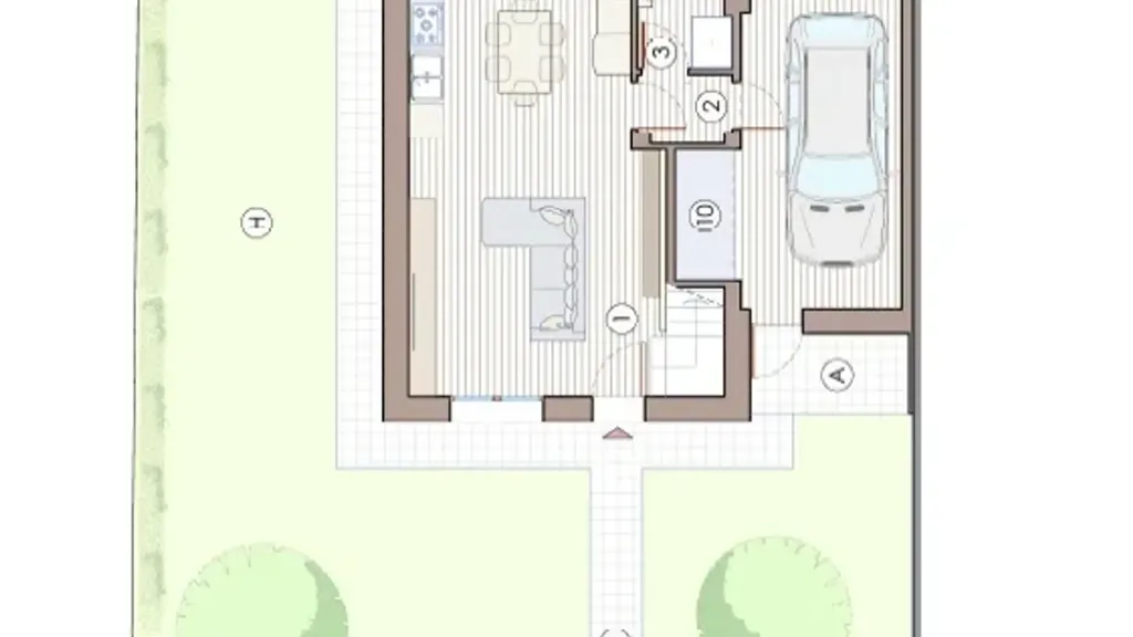 Plaan - New Villa with Solar Panels in Brugine