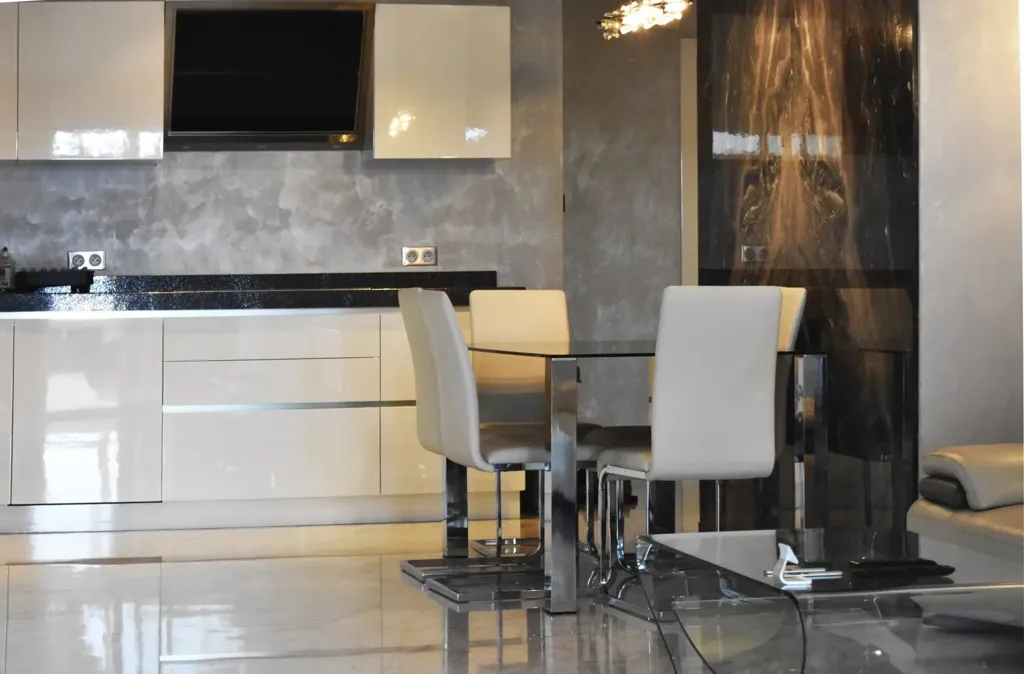 Köök - Luxury Apartment with Terrace on Croisette, Cannes