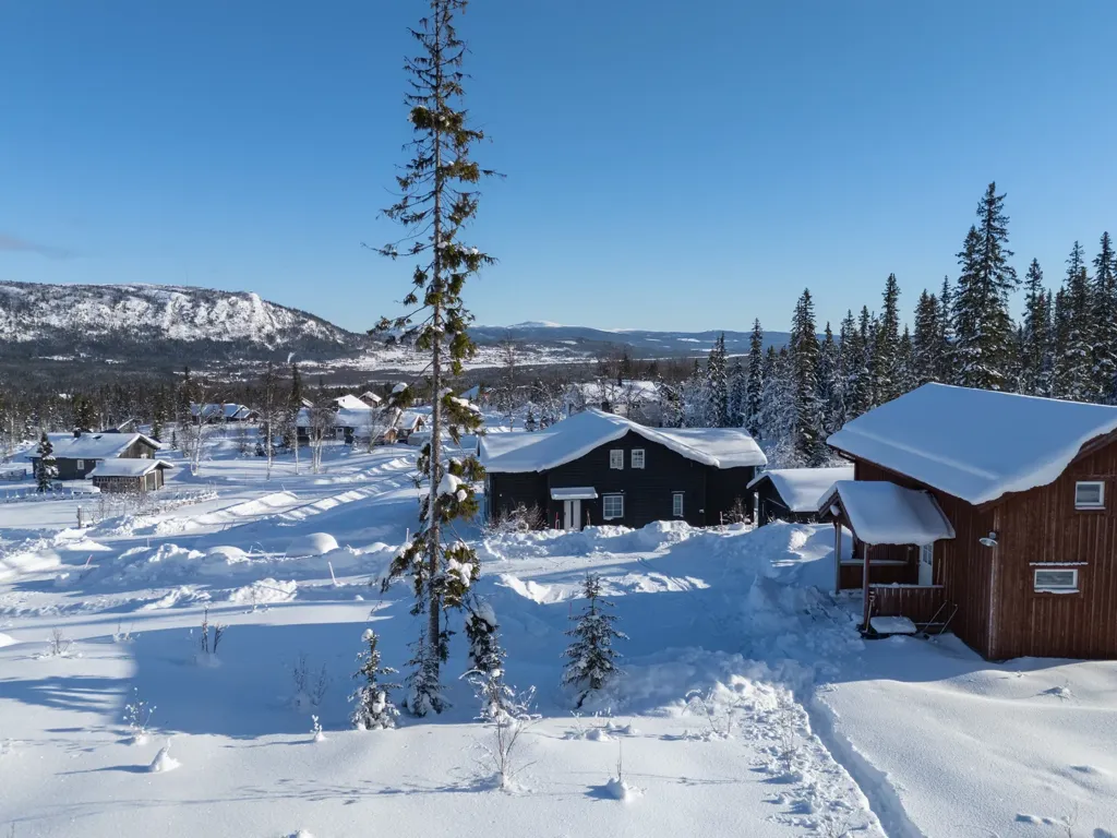 Extérieur - Compact Cabin with Panoramic Views near Funäsdalen