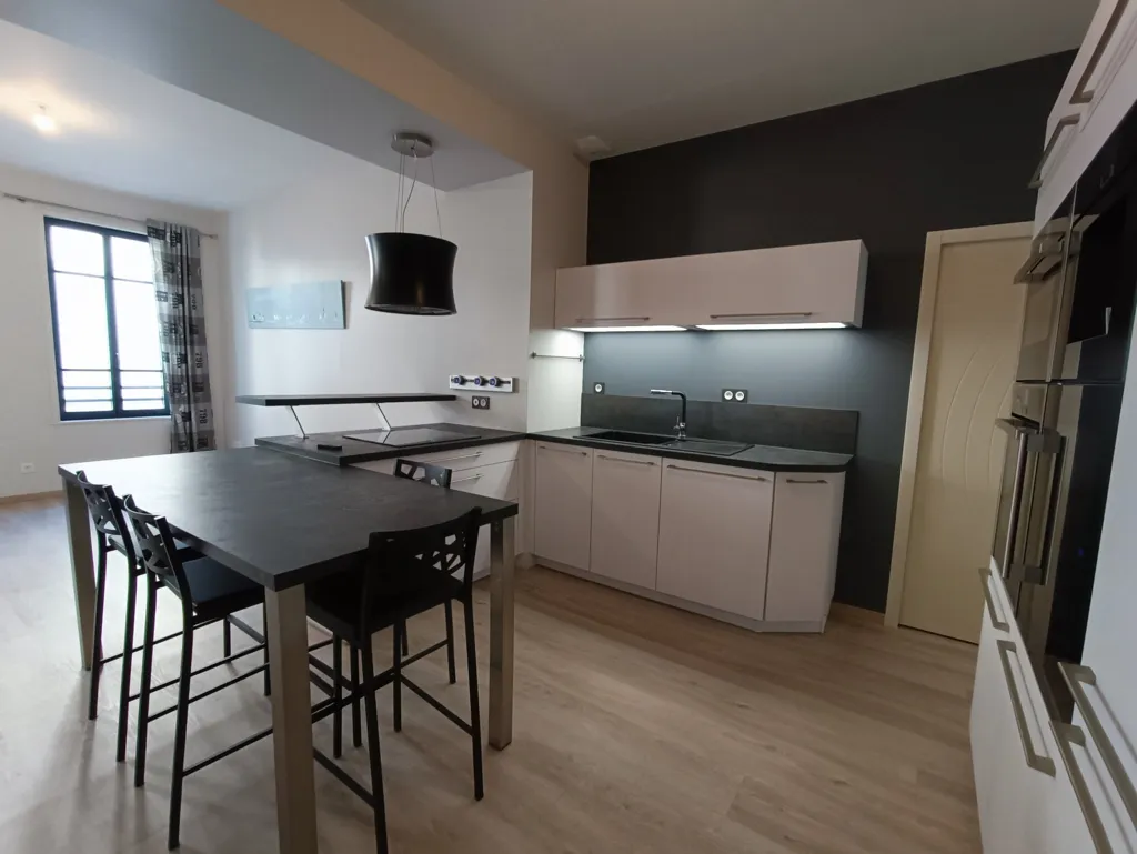 Köök - Renovated Flat with Sea View in Les Sables d'Olonne