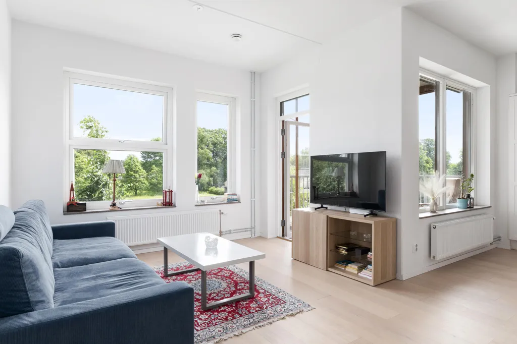 Soggiorno - Modern Flat with Balcony in Skedala