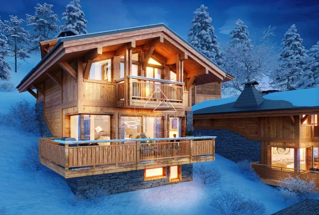 Extérieur - Chalet Luxueux avec Vue Panoramique à Les Gets