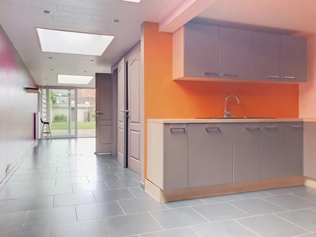 Cucina - Two-Bedroom House with Terrace in Mouscron