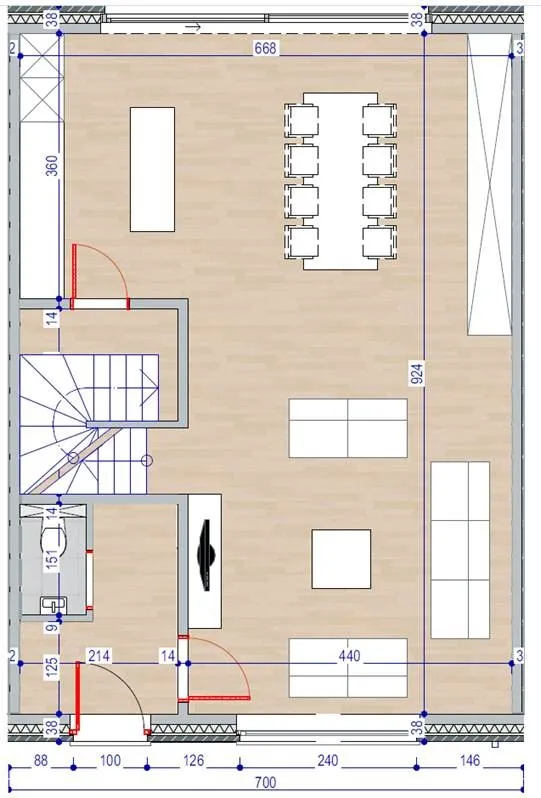 Plaan - Modern New Build House with Garden in Buggenhout
