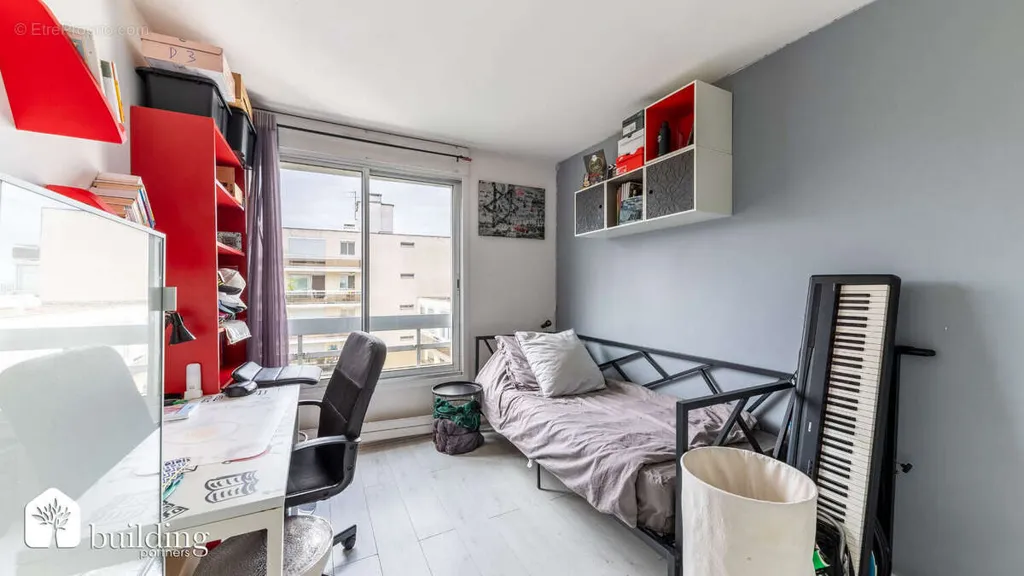 Chambres - Appartement 4 Pièces avec Balcon à Levallois-Perret