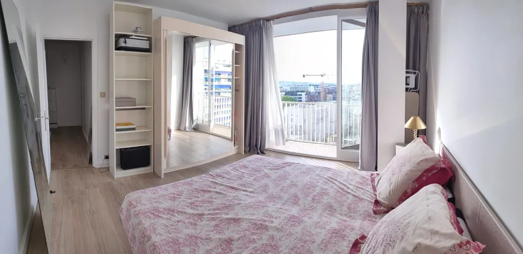 Bedrooms - Furnished Flat with Balconies in Boulogne Centre