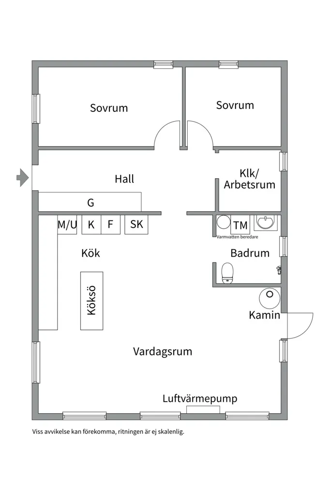 Plan - Villa with Garden in Järlåsa