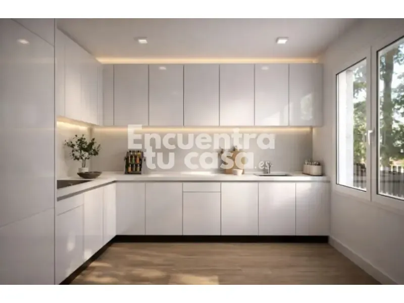 Cuisine - Modern Adjoined Chalet with Private Garden in Labastida