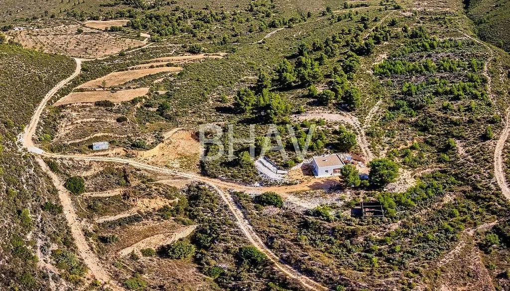 Vue aérienne - Eco House with Mountain Views in Tibi