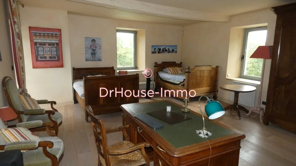 Camere da letto - Restored Manor with Pool in Amarens