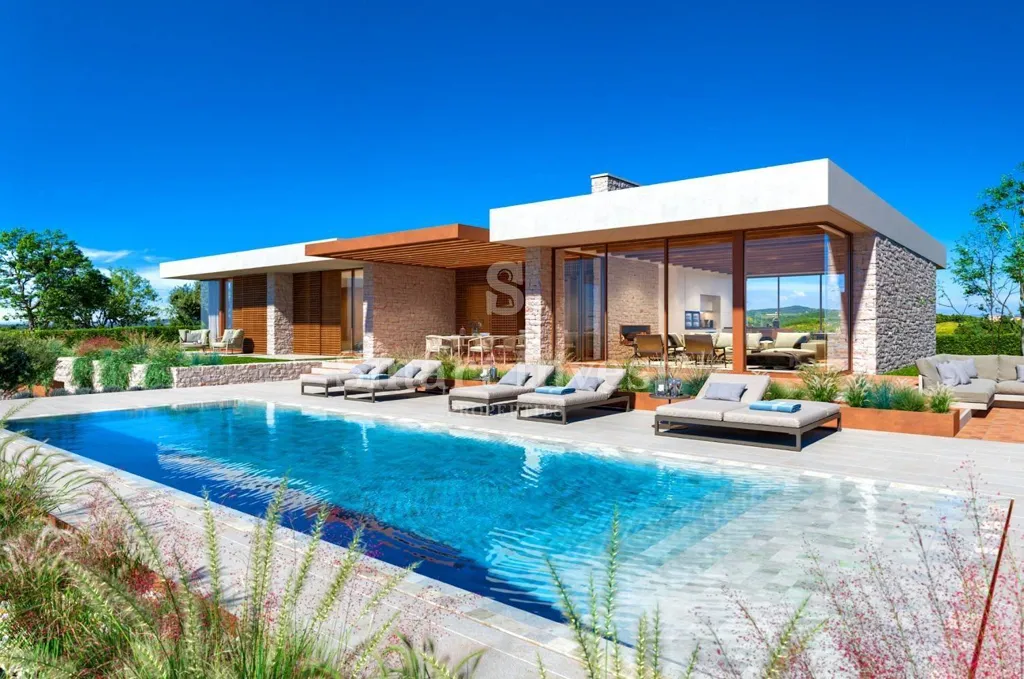Bassein - Modern Villa with Sea View in Brtonigla
