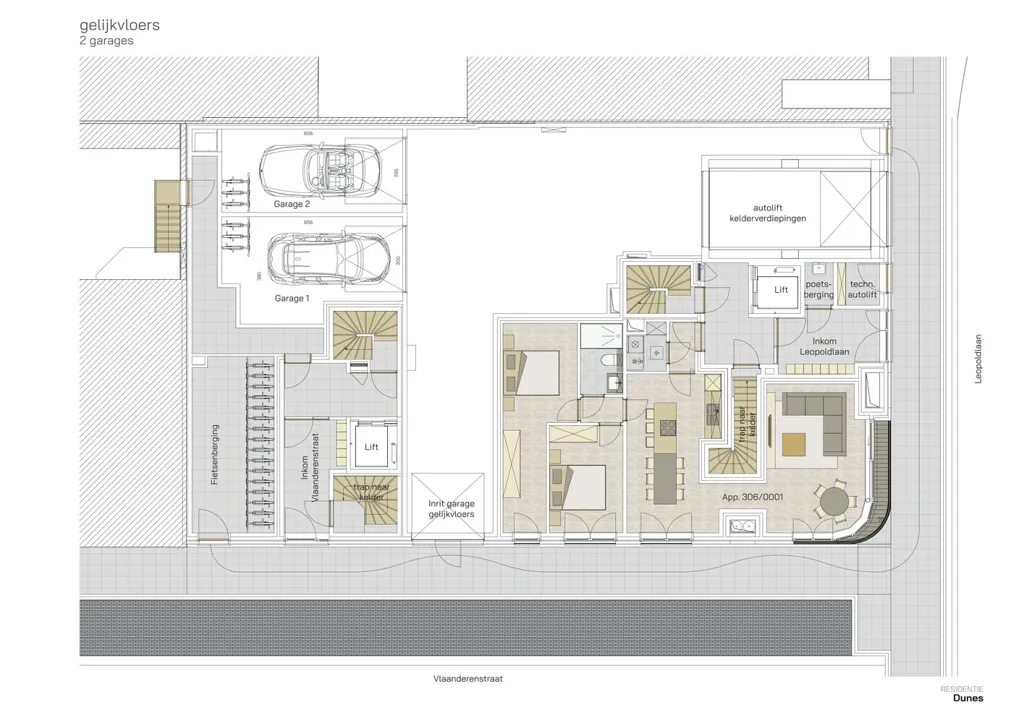 Plan - Appartement avec Terrasse à Middelkerke