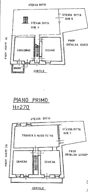 Plan - Rustic House with Panoramic View in San Sebastiano da Po