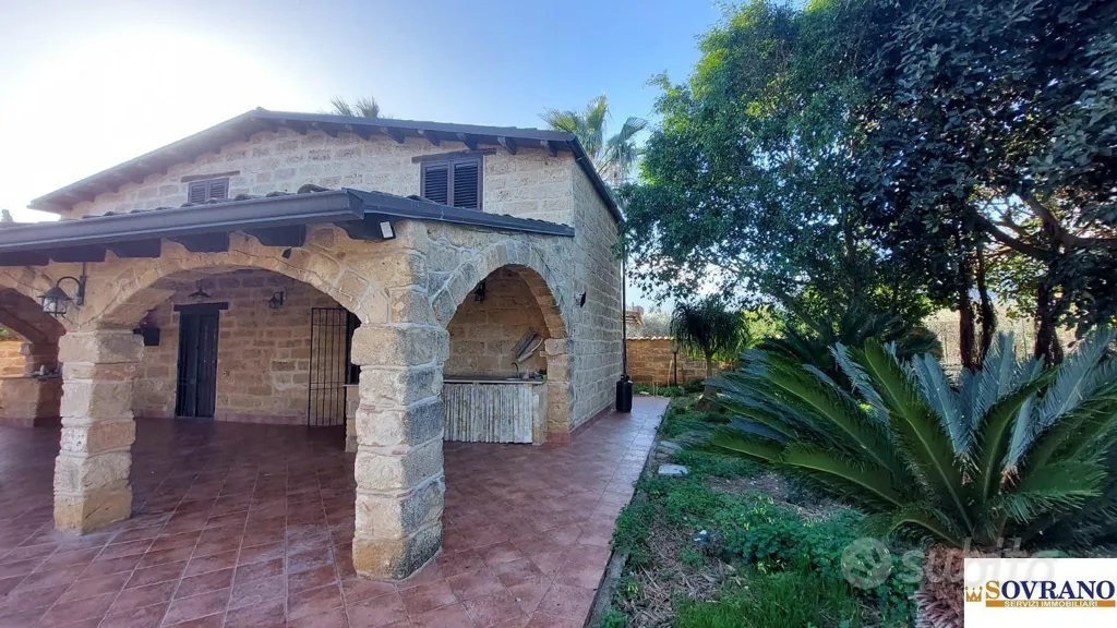 Terrass - Rustic Stone Villa in Carini