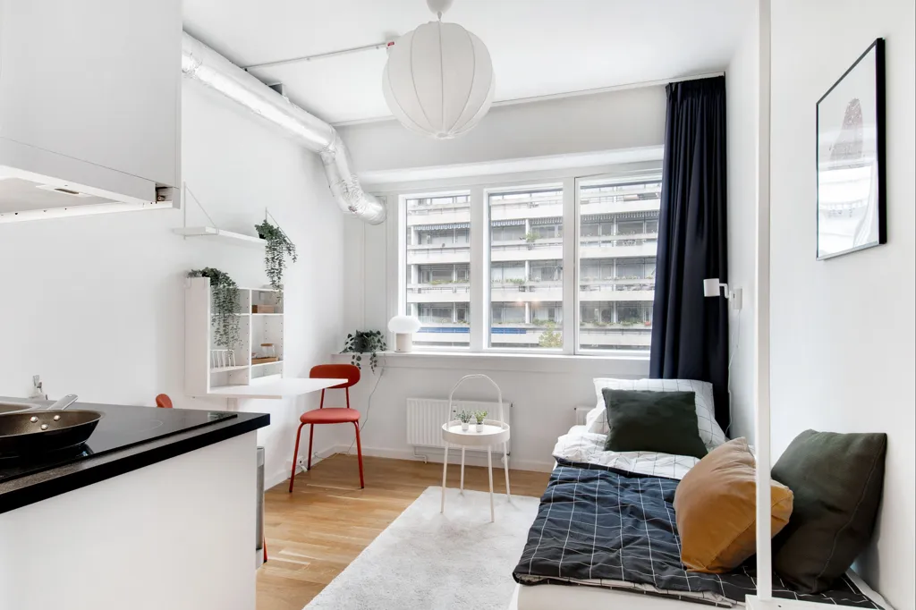 Soggiorno - Serviced Apartments with Terrace in Frederiksberg