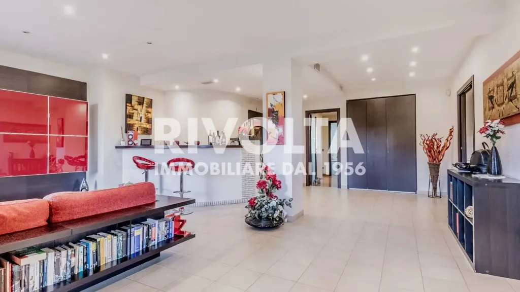 Séjour - Terraced Villa with Panoramic Terrace in Guidonia Montecelio