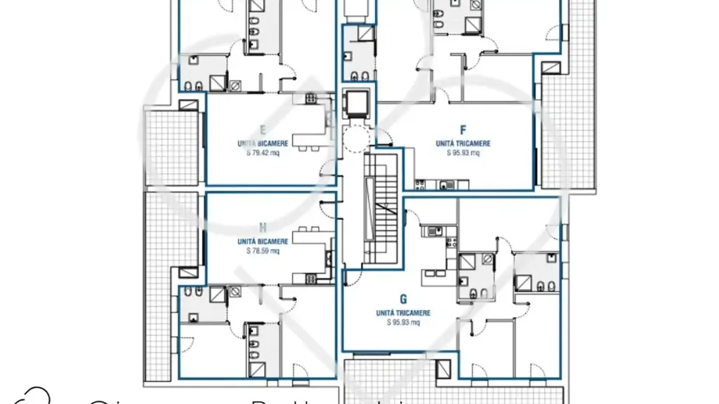Plaan - Apartment with Terraces in Parco Ducale, Treviso
