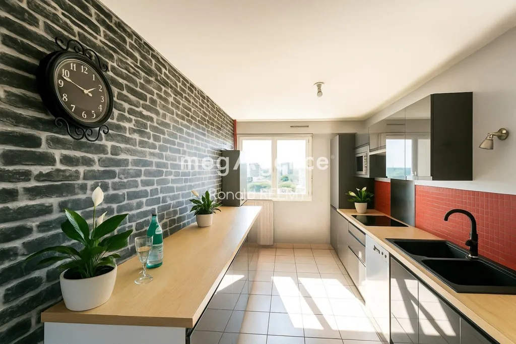 Köök - Bright T5 Apartment with South-West View in Pyramides