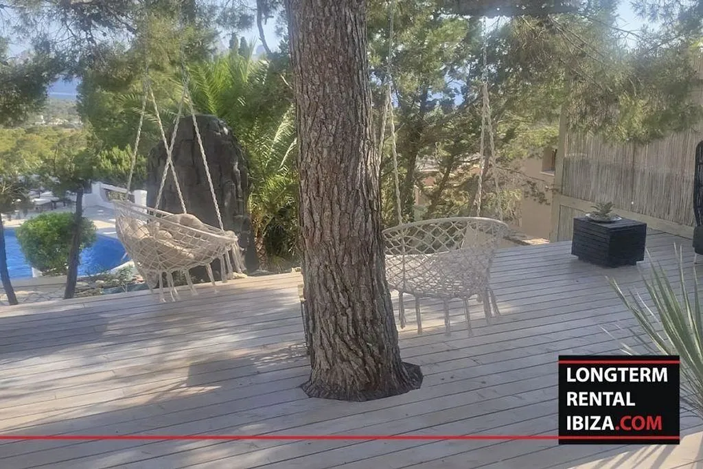 Terrasse - Chalet with Pool and Sea View in Cala Vedella