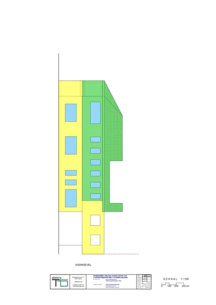 Plaan - Dual Apartments with Terraces in Tielt