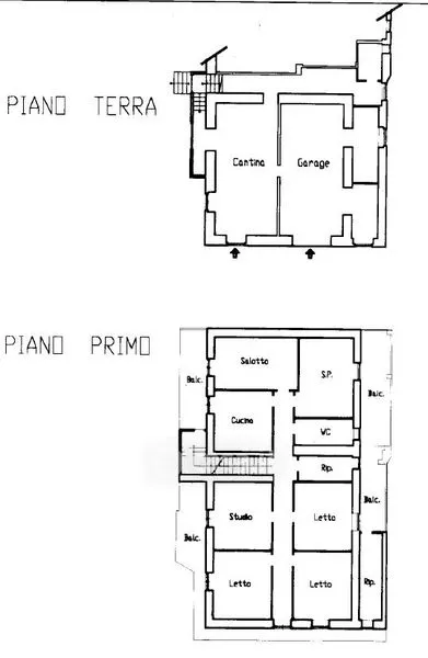 Plaan - Villa with Garden in Strongoli Centre