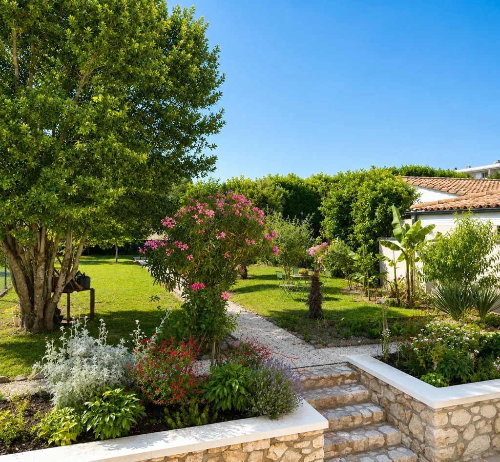 Jardin - Maison avec Jardin et Terrasse près de la Dordogne