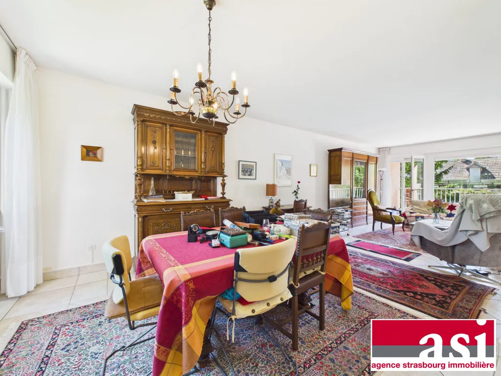 Salle à manger - Appartement 4 Pièces avec Balcon Ouest à Bischheim