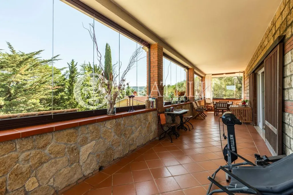 Terrasse - Luxury Villa with Panoramic Pool near Massa Marittima