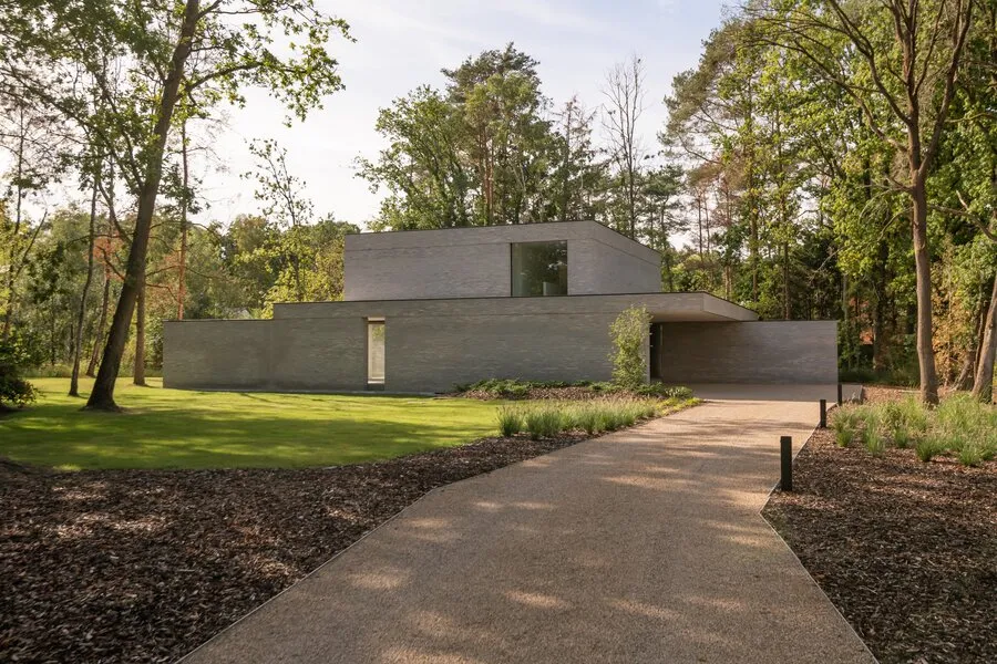 Exterior - Modern Villa with Pool in Keerbergen