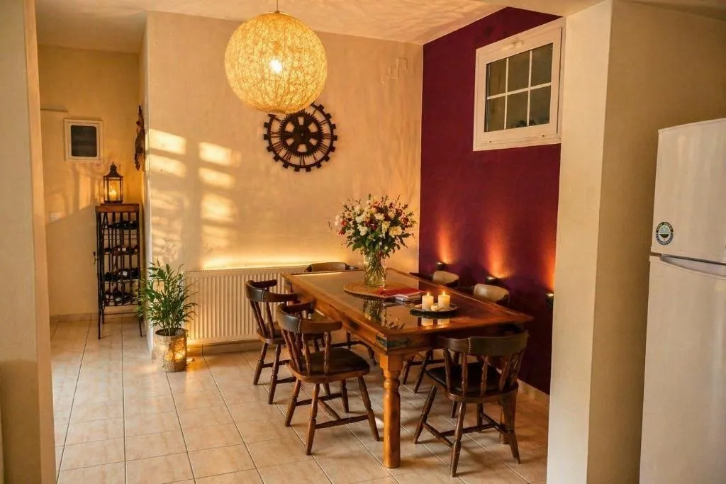Dining Room - Luxury Villa with Panoramic Views in Argostoli